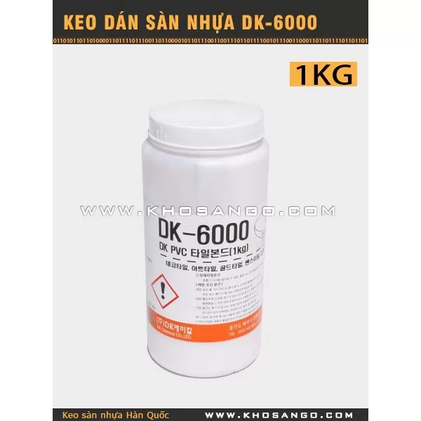 Keo dán sàn nhựa DK-6000-1kg