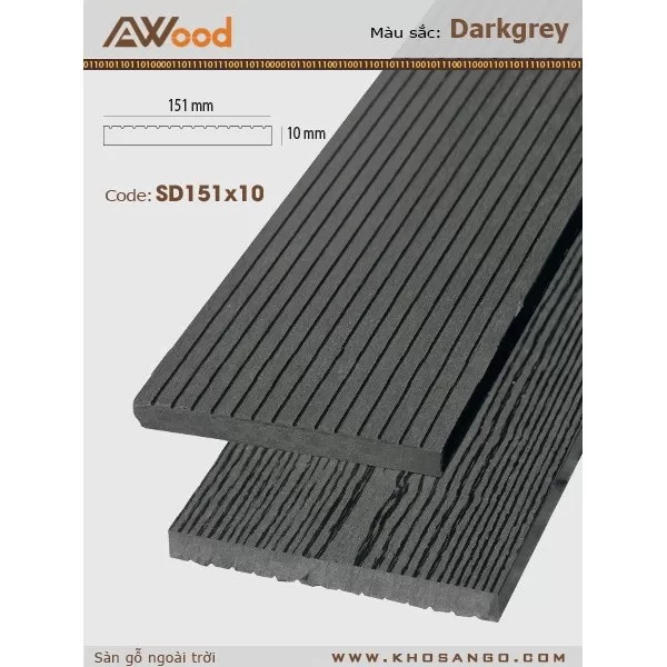 AWood SD151x10 Darkgrey