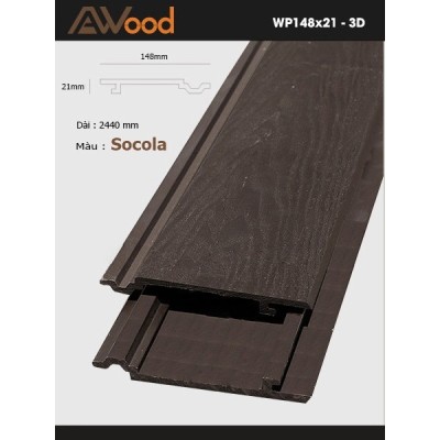 AWood WP148x21-3D Socola