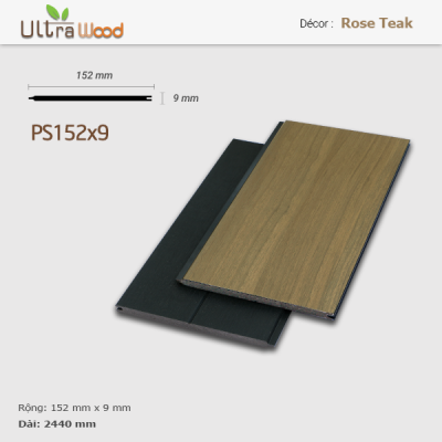 UltraWood PS152x9 Rose Teak