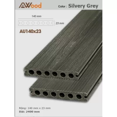Sàn gỗ AWood AU140x23 Teak G