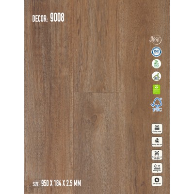 Sàn nhựa Galaxy Vân Gỗ 9008