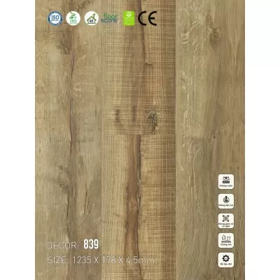Sàn nhựa VinapoLy 4.5mm 839