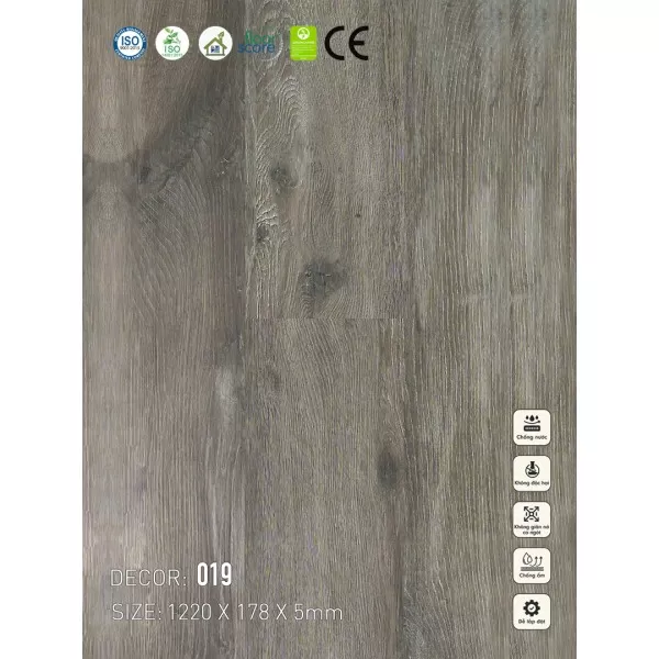 Sàn nhựa VinapoLy 5mm 019