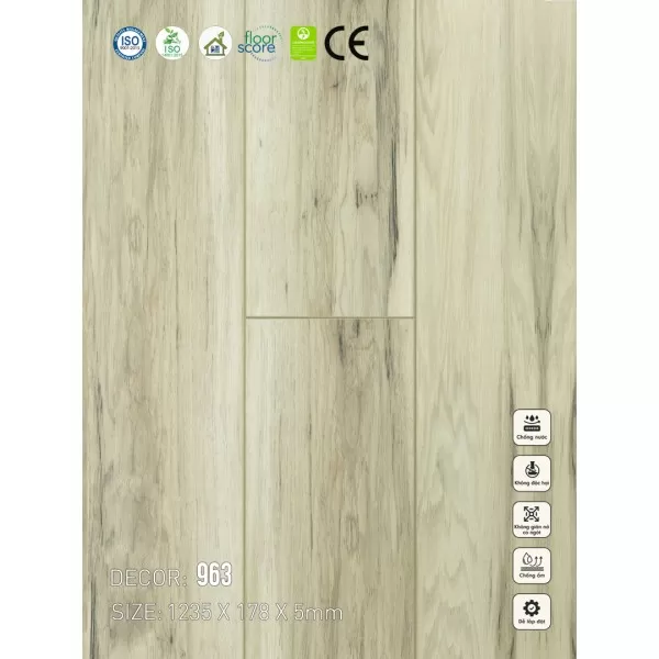 Sàn nhựa VinapoLy 5mm V963