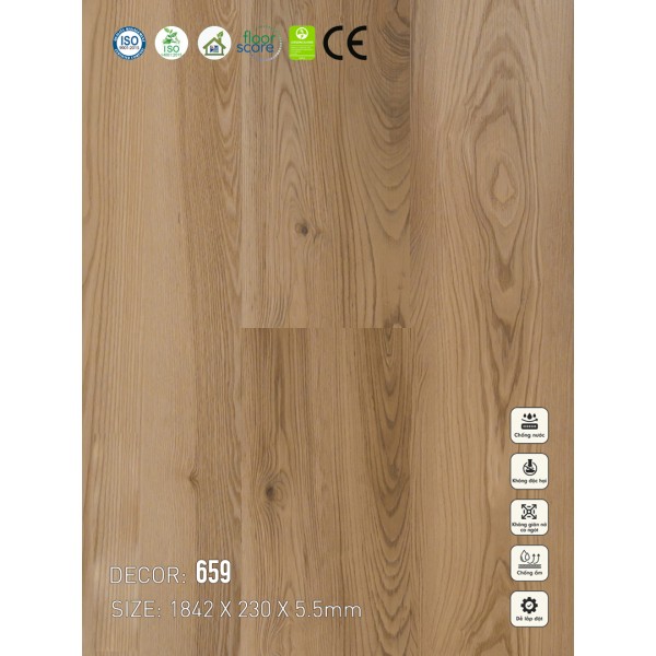 659 Sàn nhựa Vina Spc 5.5mm