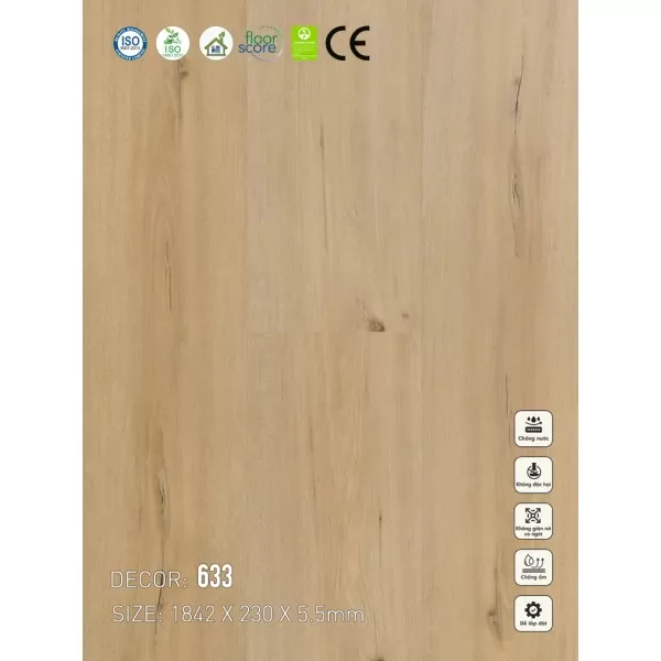 633 Sàn nhựa Vina Spc 5.5mm
