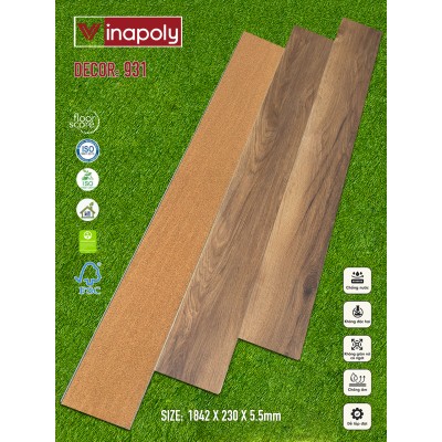 931 Sàn nhựa Vina Spc 5.5mm