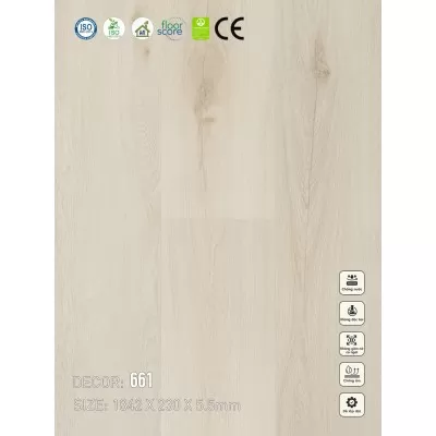 661 Sàn nhựa Vina Spc 5.5mm