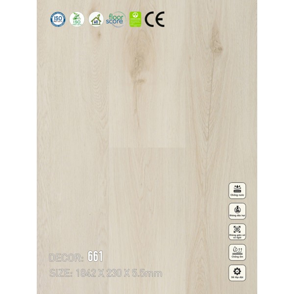661 Sàn nhựa Vina Spc 5.5mm