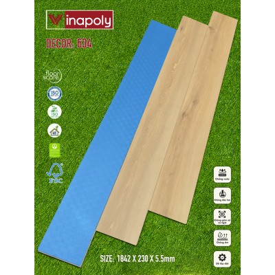 634 Sàn nhựa Vina Spc 5.5mm