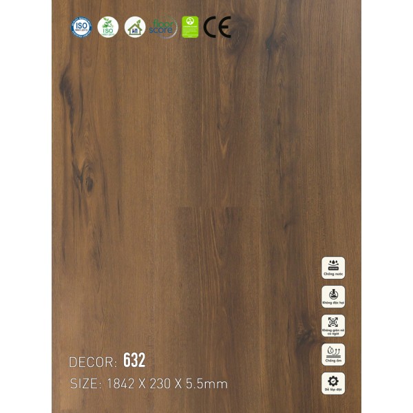 632 Sàn nhựa Vina Spc 5.5mm
